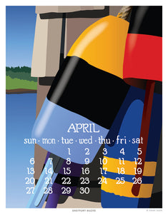 2025 Abacus Calendar 5 X 7