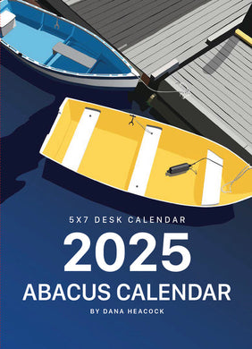 2025 Abacus Calendar 5 X 7