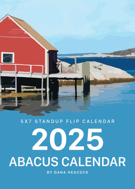 2025 Abacus Calendar 5 X 7 Flip