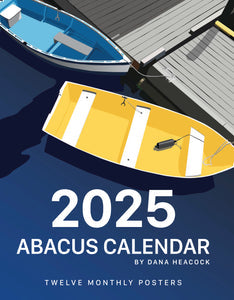 2025 Abacus Calendar 11 X 14