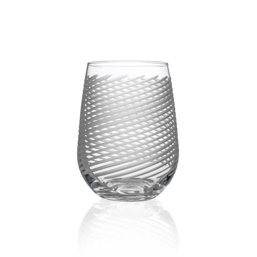 Cyclone Stemless Wine Glass 17oz