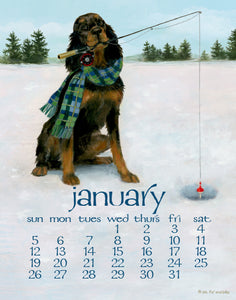 2025 Dog Days Spiral 5X7 Inch Calendar