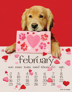 2025 Dog Days Poster Calendar 11 X 14