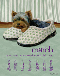 2025 Dog Days Spiral 5X7 Inch Calendar