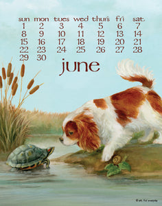 2025 Dog Days Spiral 5X7 Inch Calendar