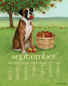 2025 Dog Days Spiral 5X7 Inch Calendar