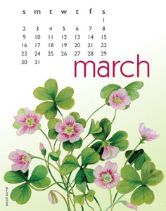 2025 Flower Spiral Desk 5X7 Inch Calendar