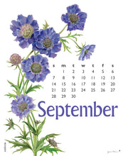 Load image into Gallery viewer, 2025 Flowers Calendar 11X14