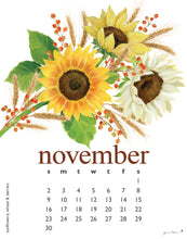 Load image into Gallery viewer, 2025 Flower Spiral Desk 5X7 Inch Calendar