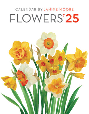 2025 Flowers Calendar 11X14