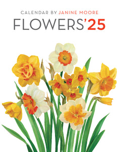 2025 Flowers Calendar 11X14