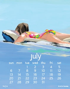 2025 Kate Libby Calendar 11X14