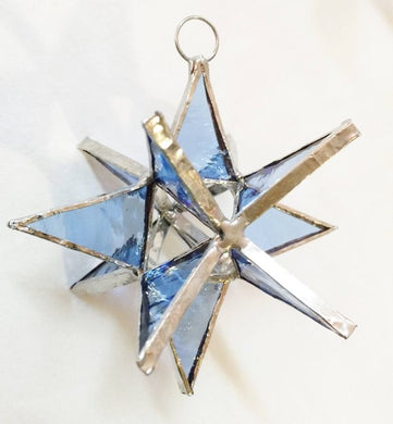 Stained Glass Moravian Star Ornament