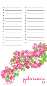 Flowers Events Calendar