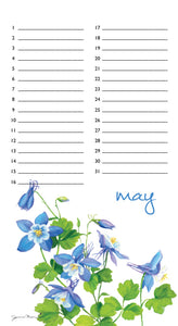 Flowers Events Calendar