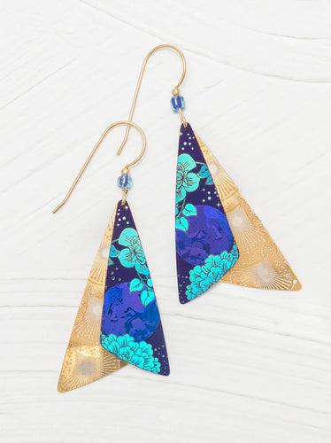 Caleen Earrings Midnight Blue