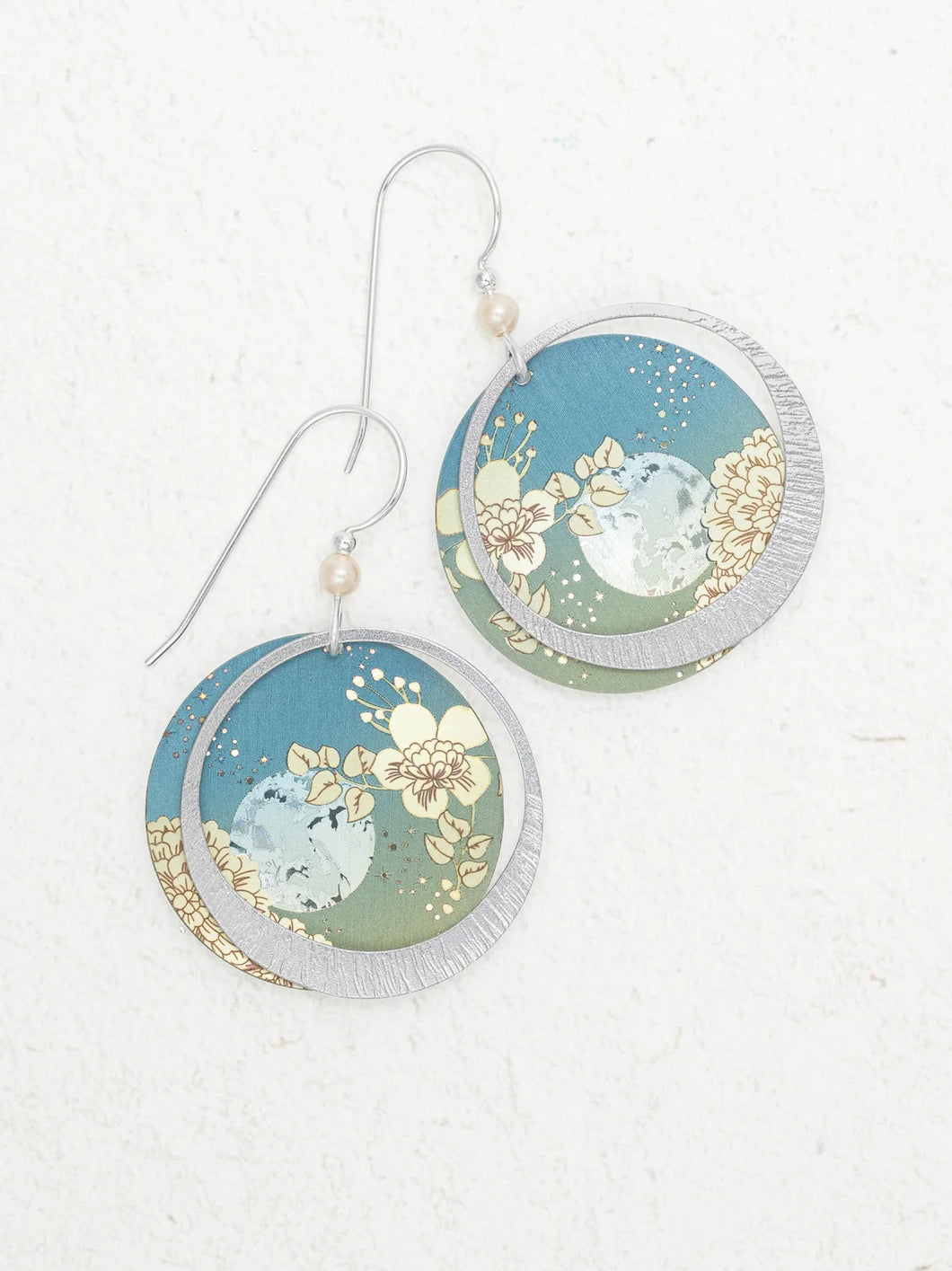 Luna Earrings Sage