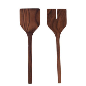 Salad Server Set, Walnut 13 in