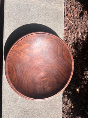 Wooden Walnut Bowl