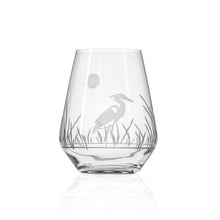 Load image into Gallery viewer, Stemless Heron Wine Goblet