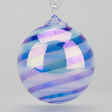 Blue Lagoon Swirl Ornament