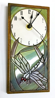 Bulrush Dragonfly Tall Clock