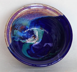Small Bowl in Blue/Red