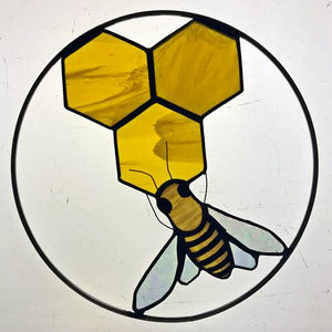 Bee Honeycomb Suncatcher